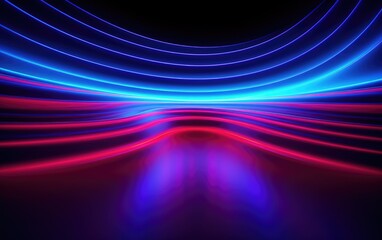 Modern trendy abstract design, 3d neon abstract background, So beautiful, AI