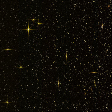 shiny confetti background with twinkling stars