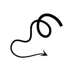 Silhouette Devil Tail