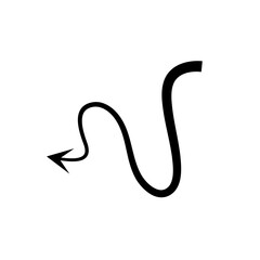 Silhouette Devil Tail