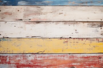 Fototapeta premium Texture of vintage wood boards with cracked paint