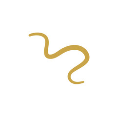 Parasitic Worms Vector Illustration