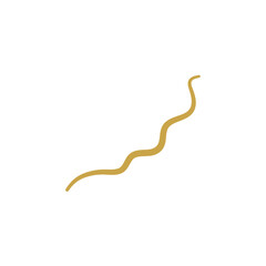 Parasitic Worms Vector Illustration
