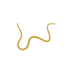 Parasitic Worms Vector Illustration