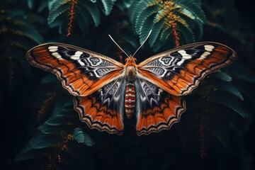 moth with nature high resolution HD large format not blurry under sunlight