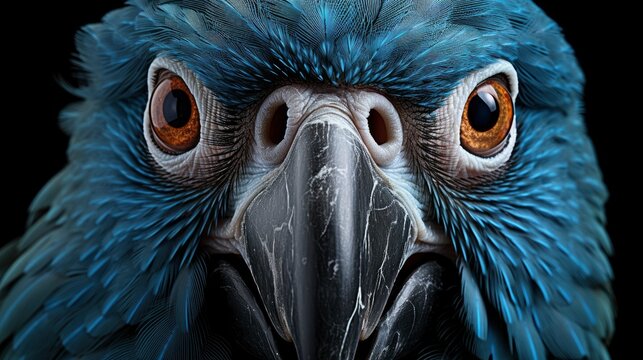 Blue Turquoise Fronted Amazone Parrot Aka, Comic background, Background Banner