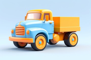 Fototapeta premium car truck, dump truck, trucking, transportation