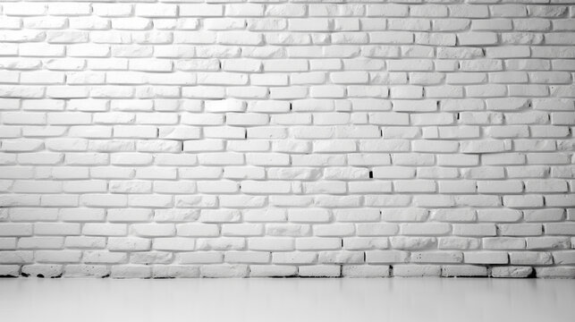 white brick wall HD 8K wallpaper Stock Photographic Image 