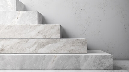 white marble stairs HD 8K wallpaper Stock Photographic Image 