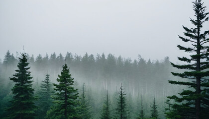 Misty Pines: The Enigmatic Forest