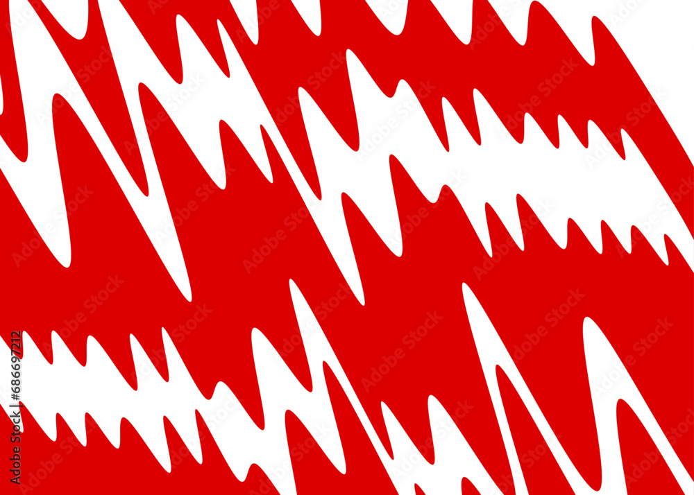 Aufkleber simple background with gradient wavy lines pattern