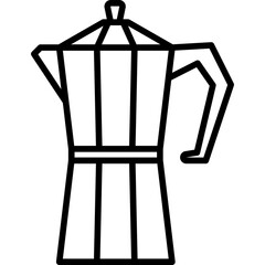 Percolator Icon Line Art