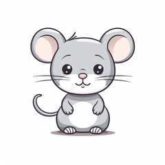a cartoon mouse with big ears