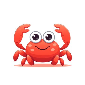 a cartoon of a crab