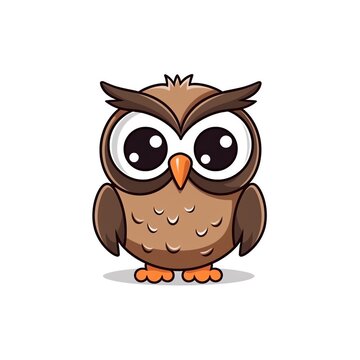 a cartoon of an owl