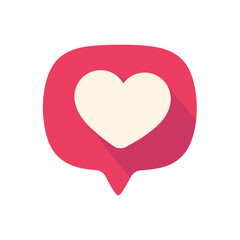 white heart on pink text box Ideas for talking with loved ones on special days