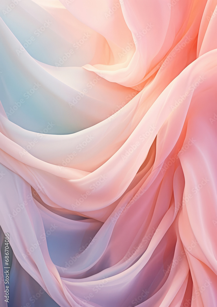 Poster flowing motion background bright silk light pattern abstract soft design wave texture smooth