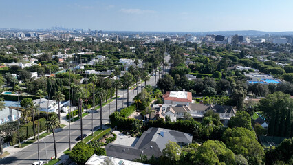 Beverly Hills At Los Angeles In California United States. Famous Luxury Neighborhood. Downtown...