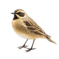 Naklejka premium Horned Lark isolated on transparent background