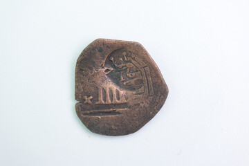 collector coin numismatics isolated antique metal wear antique h