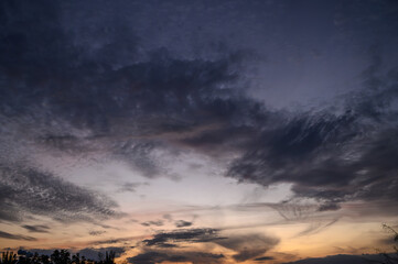 winter sky on the Mediterranean after sunset 6