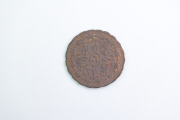 collector coin numismatics isolated antique metal wear antique h