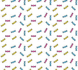 candy pattern background. candy seamless pattern. bonbon fruit candy. Candy seamless pattern background. 