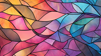 colorful stained glass background - obrazy, fototapety, plakaty
