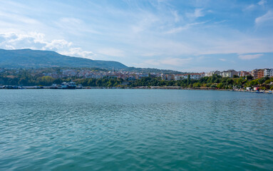 Captured the beauty of the Gerze coastline, where the Black Sea meets the shores in a dance of waves. Gerze, Sinop. Turkey