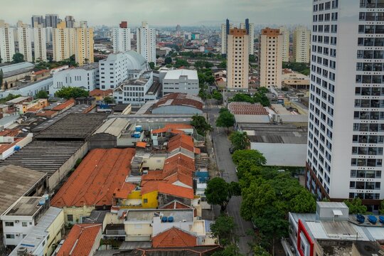 Vista a&eacute;rea do bairro da Mooca, situado na zona leste de S&atilde;o Paulo, bairro dos italianos