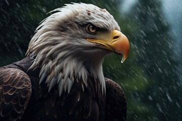 Obraz premium a close up of a bird. Ai ilustration. digital painting. Generative AI Artificial Intelligence Artwork