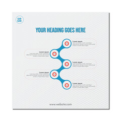 corporate social media post template