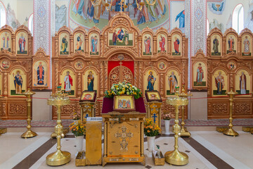 Orthodox Chapel in honor of St. Nicholas the Wonderworker in the village of Myshako, Novorossiysk,...