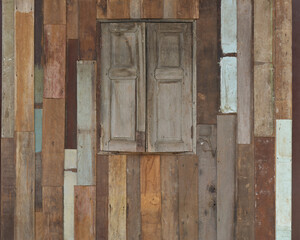 old wooden vintage window background
