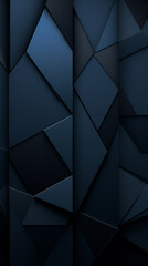 wallpaper for devices, black with Navy Blue accents, minimalist, creative created with Generative Ai