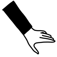 Obraz premium hand cartoon