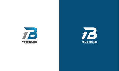 Letter BT 1 logo, vector graphic design © Rouf Creative