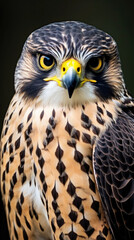 Obraz premium Portrait of a majestic Merlin (Falco columbarius) close up