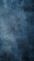 background image of texture plaster on the wall in dark blue black tones in grunge style created with Generative Ai