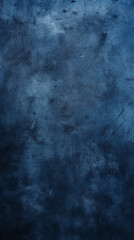 Obraz premium background image of texture plaster on the wall in dark blue black tones in grunge style created with Generative Ai