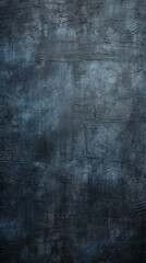 Obraz premium background image of texture plaster on the wall in dark blue black tones in grunge style created with Generative Ai
