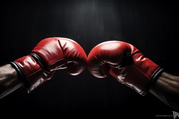 Foto op Plexiglas a pair of boxing gloves © Vladimir