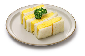 Tamagosand( Sandwich with omelet), Japanese food