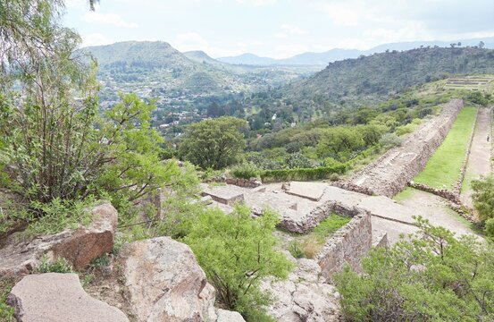 The former Aztec spa, garden and royal palace of Texcotzingo, located in Mexico State
