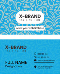 Vector modern business card design