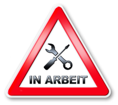 SCHILD  IN ARBEIT  3D