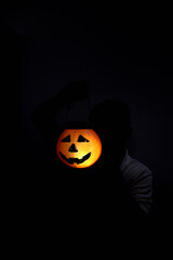Halloween jack o lantern