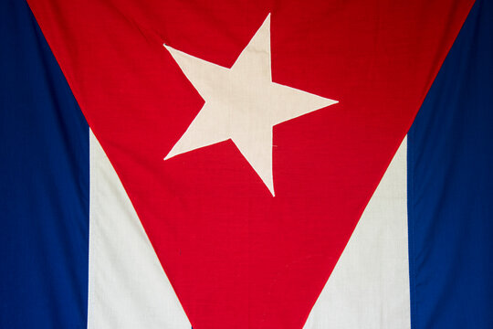 Cuban national flag; Havana, Cuba