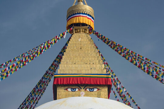 Boudhanath stupa; Kathmandu, Nepal