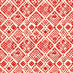 vintage christmas checkered seamless pattern background